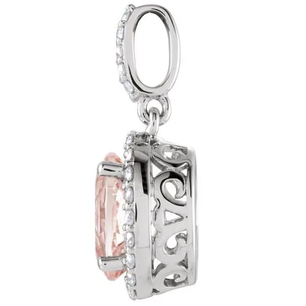 Halo-Style Pendant Image 2 Rasmussen Jewelers Spanish Fork, UT