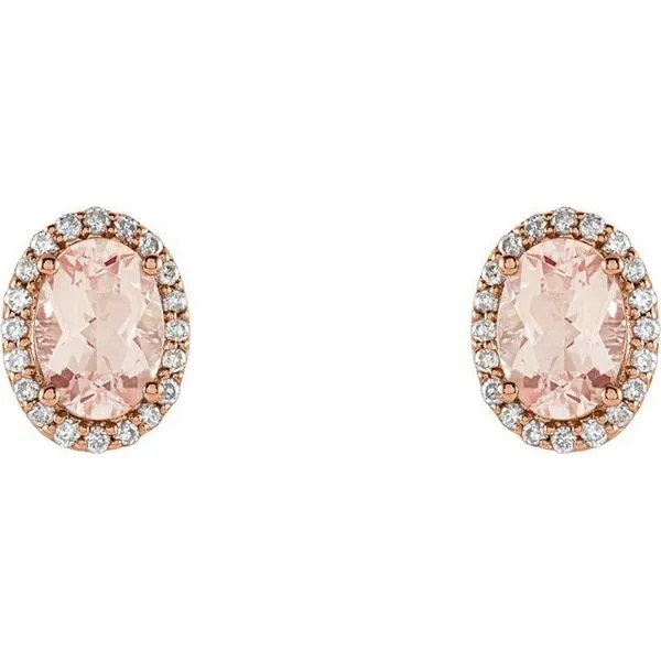 Halo-Style Earrings Image 2 Diny's Jewelers Middleton, WI