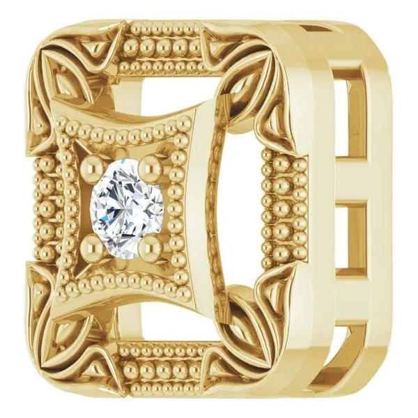 Vintage-Inspired Slide Pendant Image 2 Holly's Jewelry Mountain Home, AR