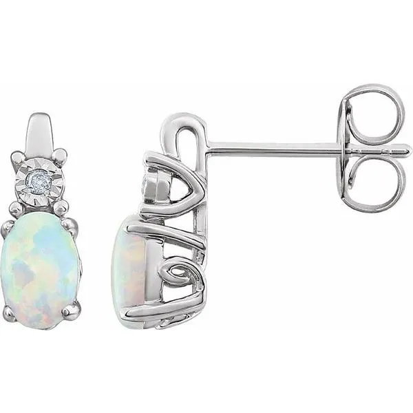 Accented Birthstone Earrings Hopman Jewelers Elkhart, IN
