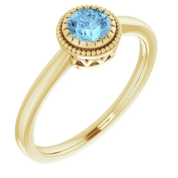 Solitaire Birthstone Ring D'Errico Jewelry Scarsdale, NY