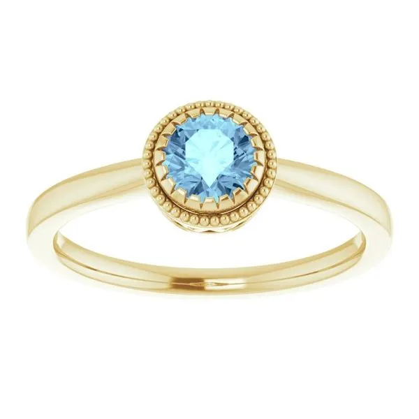 Solitaire Birthstone Ring Image 3 Smith Jewelers Franklin, VA