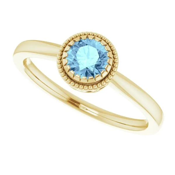 Solitaire Birthstone Ring Image 5 Smith Jewelers Franklin, VA