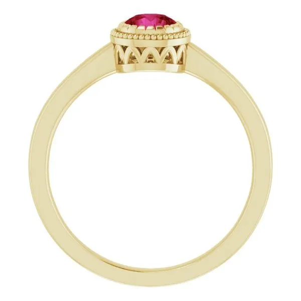 Solitaire Birthstone Ring Image 2 M. J. Thomas Jewelers, Ltd. Stratford, CT