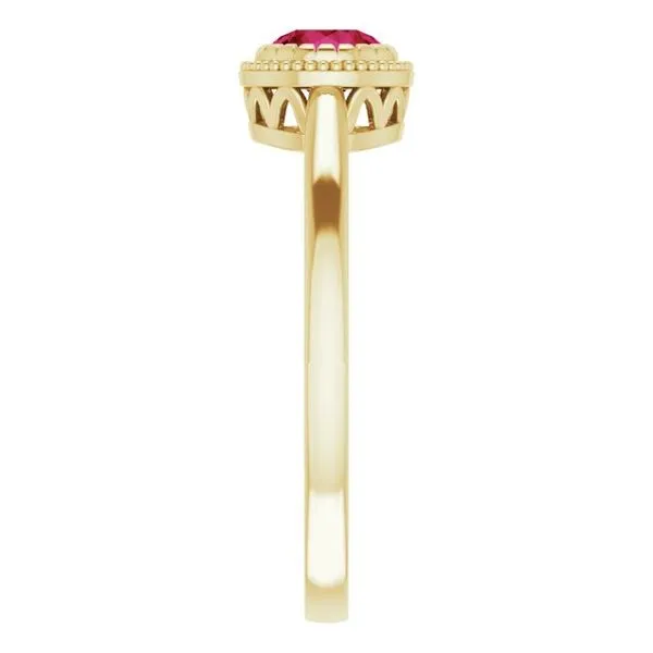 Solitaire Birthstone Ring Image 4 J. Meredith Jewelers Delafield, WI