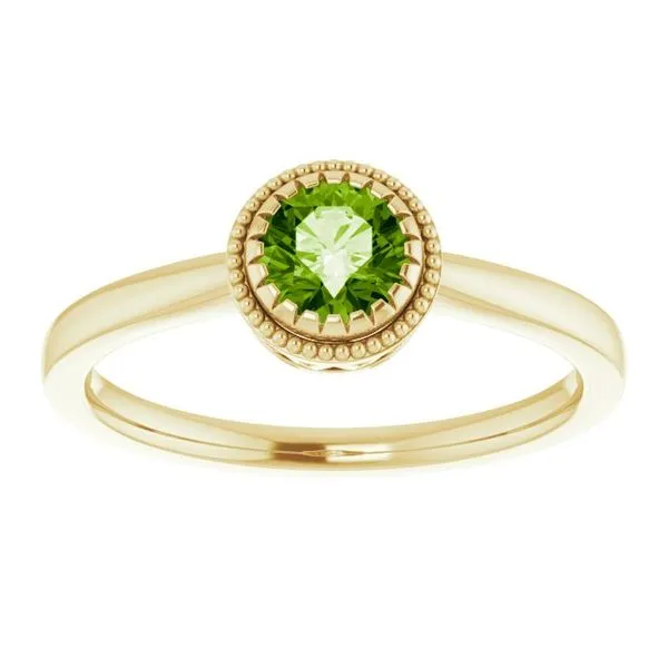 Solitaire Birthstone Ring Image 3 M. J. Thomas Jewelers, Ltd. Stratford, CT