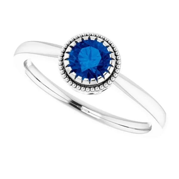 Solitaire Birthstone Ring Image 5 Rasmussen Jewelers Spanish Fork, UT