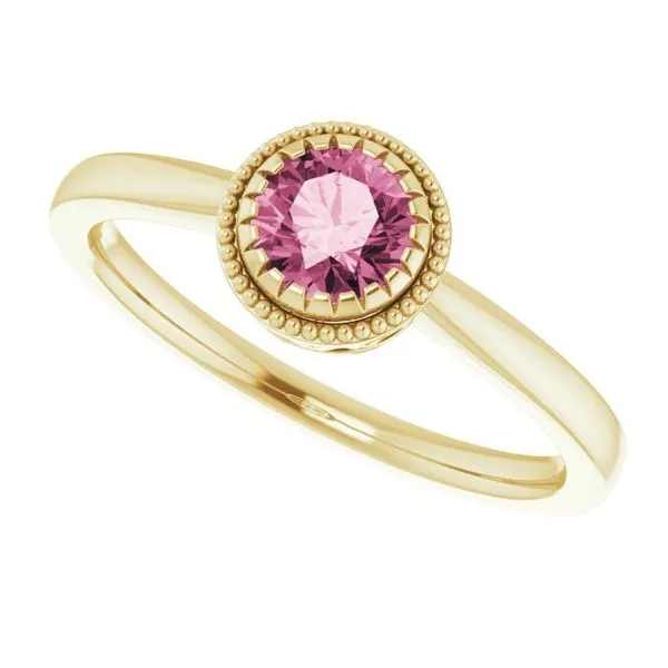 Solitaire Birthstone Ring Image 5 M. J. Thomas Jewelers, Ltd. Stratford, CT