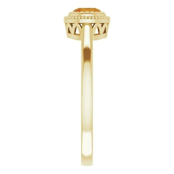 Solitaire Birthstone Ring Image 4 Linwood Custom Jewelers Linwood, NJ