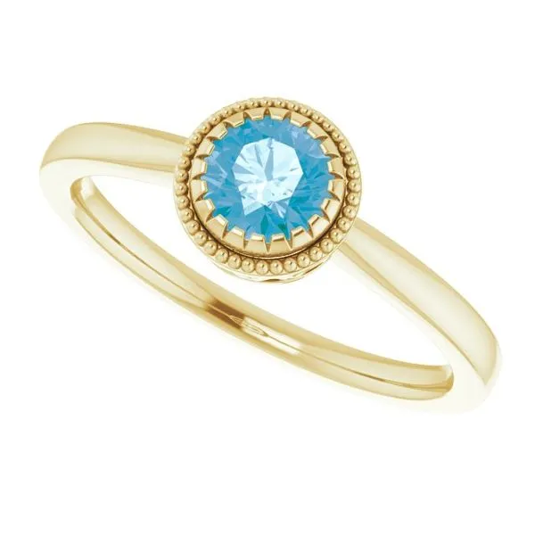 Solitaire Birthstone Ring Image 5 Long Jewelers Chesapeake, VA