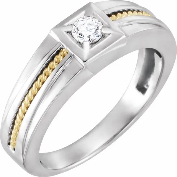 Solitaire Rope Ring Rasmussen Jewelers Spanish Fork, UT
