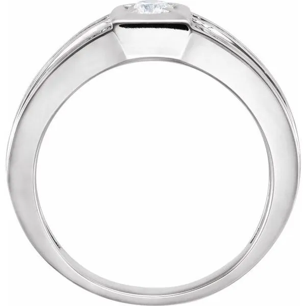 Solitaire Rope Ring Image 2 Rasmussen Jewelers Spanish Fork, UT