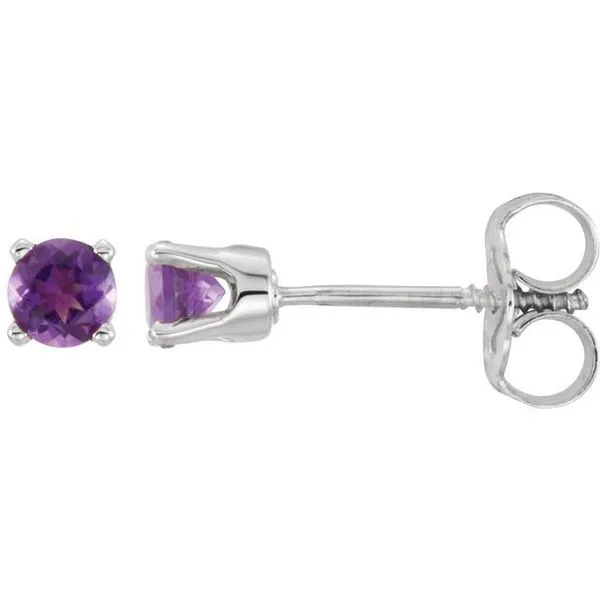 Round 4-Prong Youth Birthstone Stud Earrings Rebel Diamonds New Hampton, IA