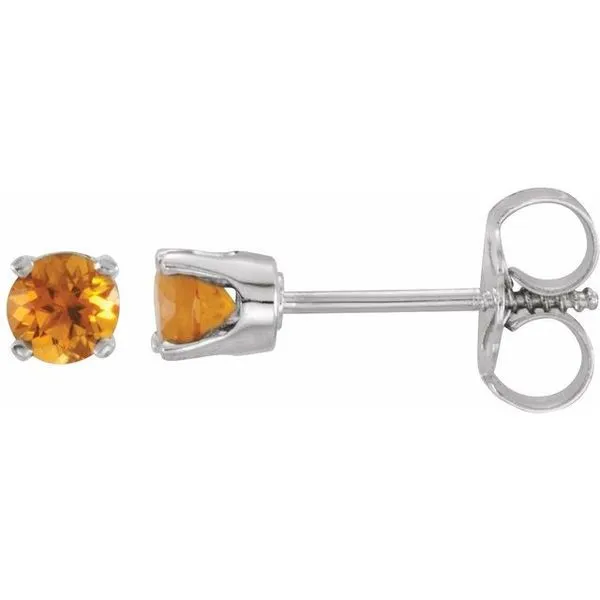 Round 4-Prong Youth Birthstone Stud Earrings Scirto's Jewelry Lockport, NY