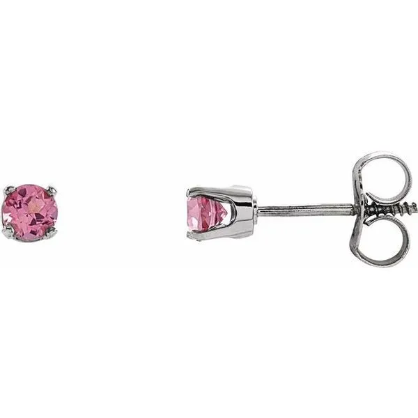 Round 4-Prong Youth Birthstone Stud Earrings Long Jewelers Chesapeake, VA