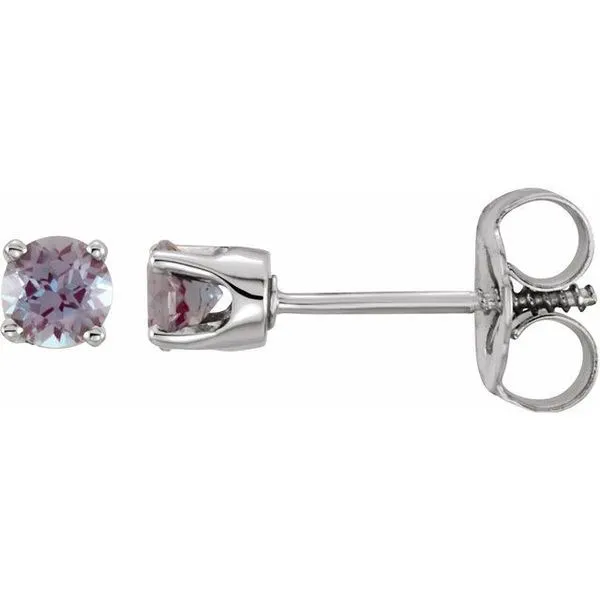 Round 4-Prong Youth Birthstone Stud Earrings J. Meredith Jewelers Delafield, WI