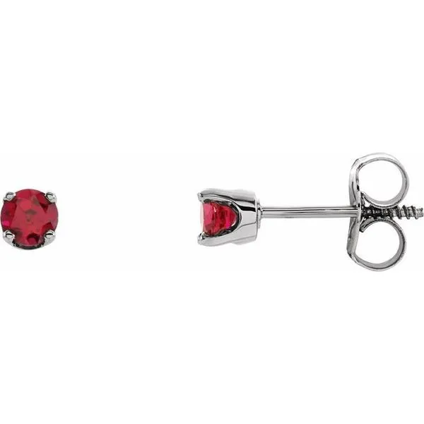 Round 4-Prong Youth Birthstone Stud Earrings Holly's Jewelry Mountain Home, AR