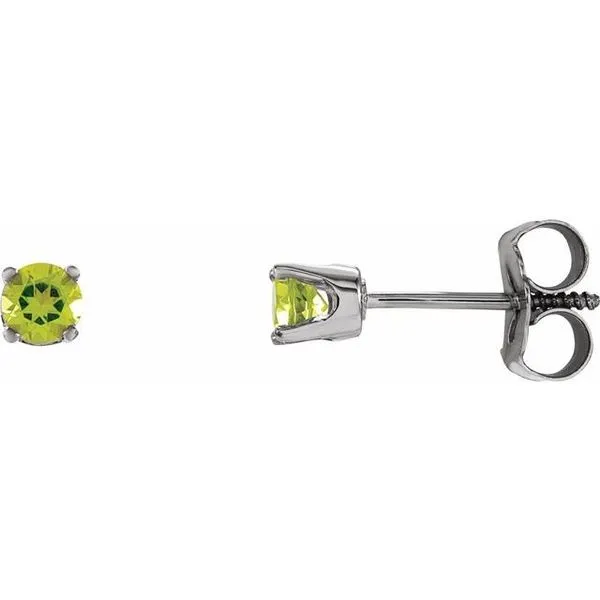 Round 4-Prong Youth Birthstone Stud Earrings Scirto's Jewelry Lockport, NY