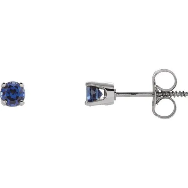 Round 4-Prong Youth Birthstone Stud Earrings Scirto's Jewelry Lockport, NY