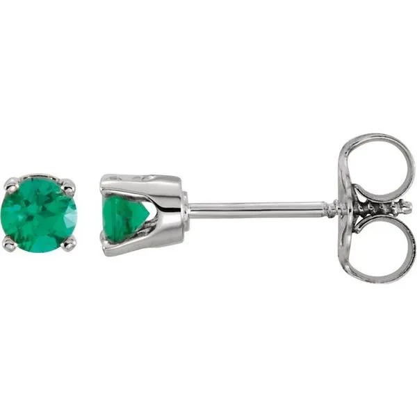 Round 4-Prong Youth Birthstone Stud Earrings J. Meredith Jewelers Delafield, WI