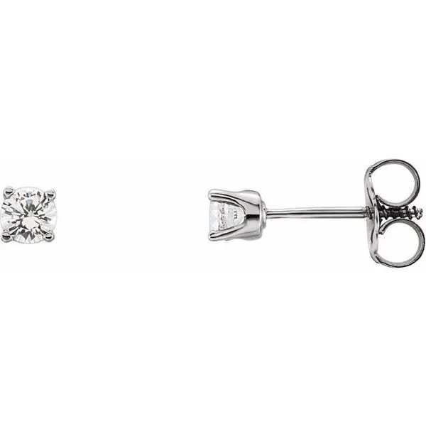Round 4-Prong Youth Birthstone Stud Earrings Scirto's Jewelry Lockport, NY