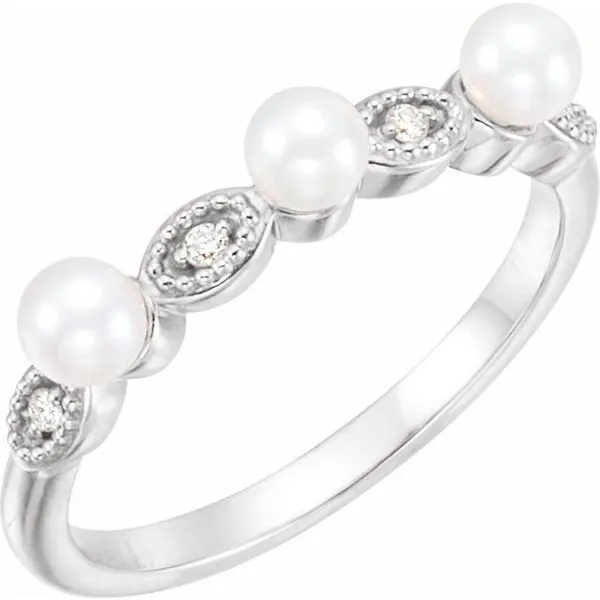 Stackable Pearl Ring J. Meredith Jewelers Delafield, WI