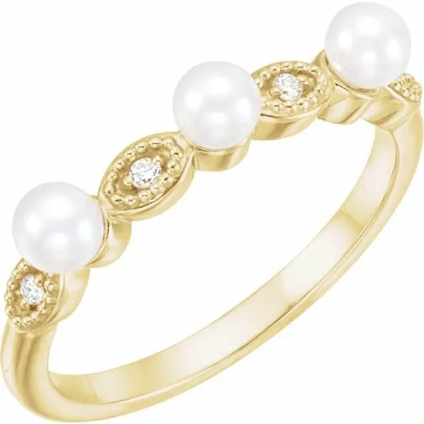 Stackable Pearl Ring The Diamond Shop, Inc. Lewiston, ID