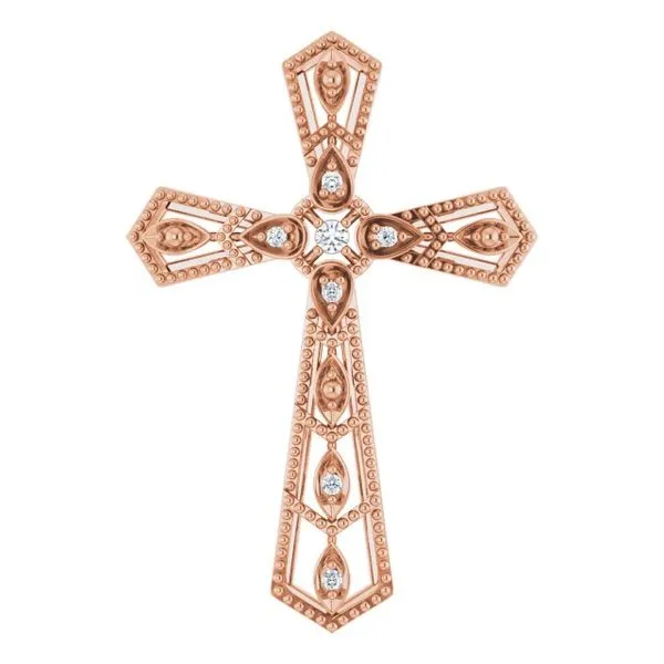 Milgrain Cross Pendant J. Meredith Jewelers Delafield, WI