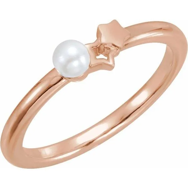 Youth Pearl Star Ring Holly's Jewelry Mountain Home, AR