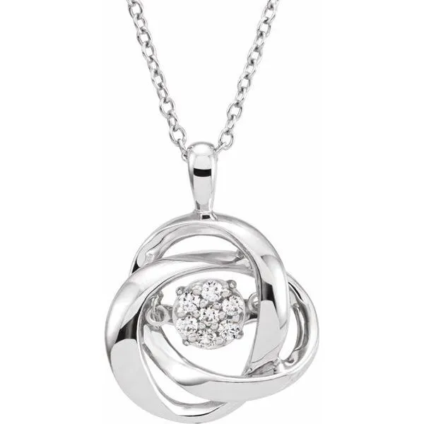 Mystara Diamonds® Knot Design Necklace Holly's Jewelry Mountain Home, AR