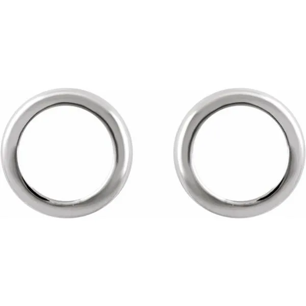 Circle Earrings Image 2 James Wolf Jewelers Mason, OH