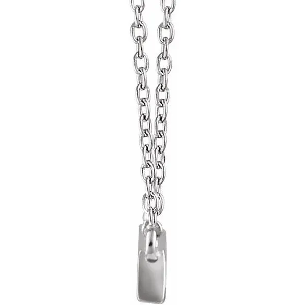 Baguette Bar Necklace Image 2 Rasmussen Jewelers Spanish Fork, UT