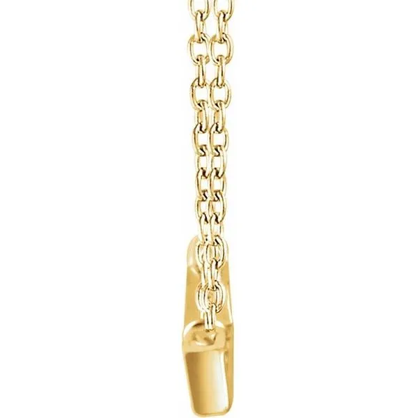 Baguette Bar Necklace Image 2 John E. Koller Jewelry Designs owasso, OK