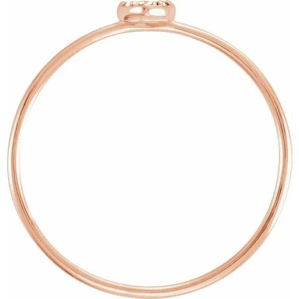 Petite Heart Cluster Ring Image 2 James & Williams Jewelers Berwyn, IL