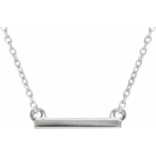 Petite Bar Necklace D'Errico Jewelry Scarsdale, NY
