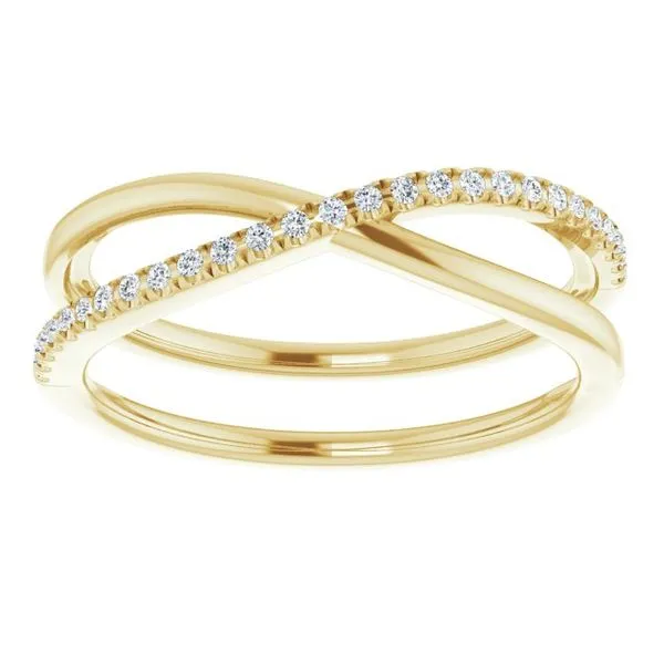 Criss-Cross Ring Image 3 Rasmussen Jewelers Spanish Fork, UT