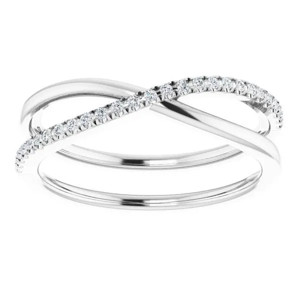 Criss-Cross Ring Image 3 Rasmussen Jewelers Spanish Fork, UT