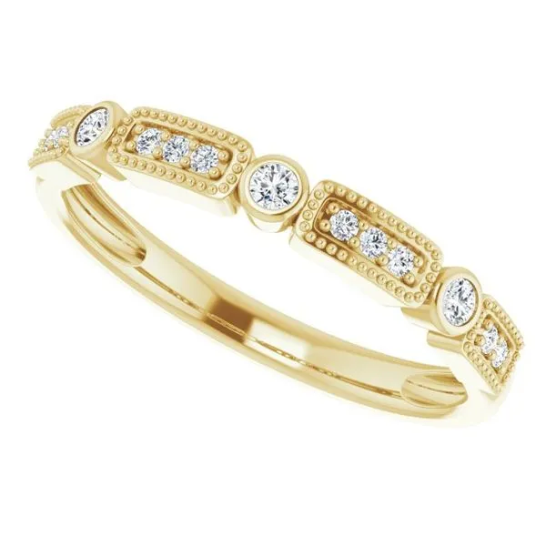 Milgrain Stackable Ring Image 5 Hopman Jewelers Elkhart, IN