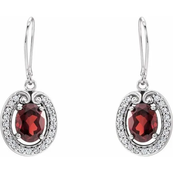 Halo-Style Earrings Image 2 J. Meredith Jewelers Delafield, WI