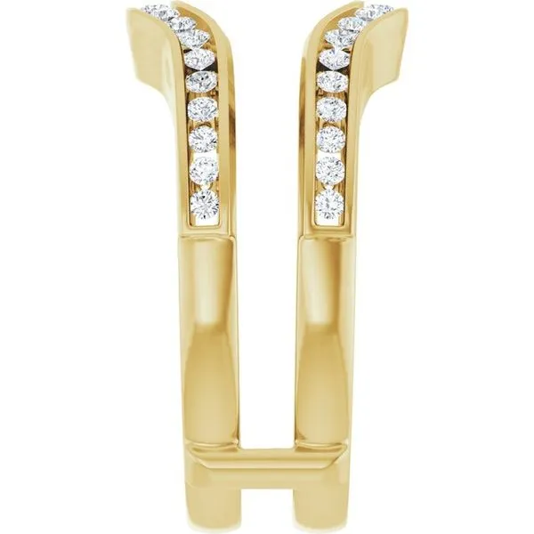 Channel-Set Ring Guard Image 4 Allain's Jewelry New Iberia, LA