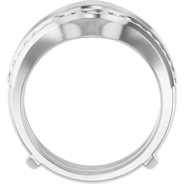 Channel-Set Ring Guard Image 2 Allain's Jewelry New Iberia, LA