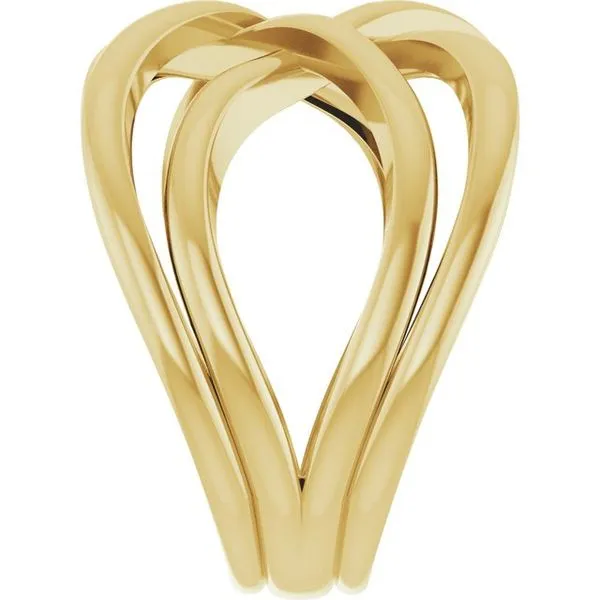 Criss-Cross Ring Image 4 Henry B. Ball Jewelers Canton, OH