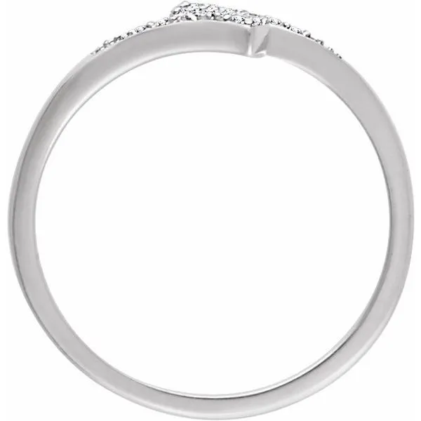 Accented Bypass Ring Image 2 Milan's Jewelry Inc Sarasota, FL