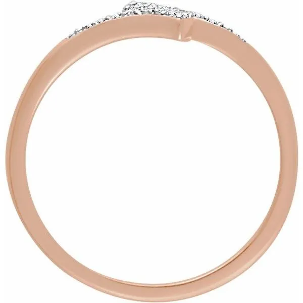 Accented Bypass Ring Image 2 Becky Beck's Jewelry DeKalb, IL