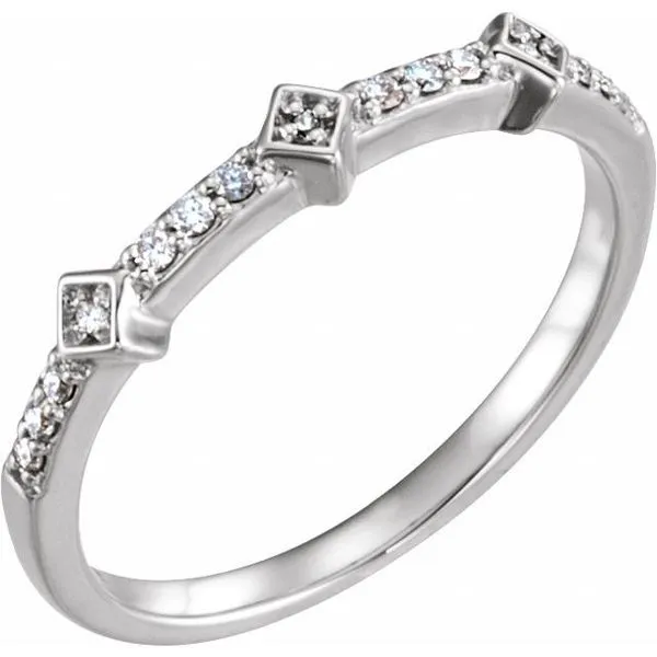 Accented Stackable Ring Jerald Jewelers Latrobe, PA