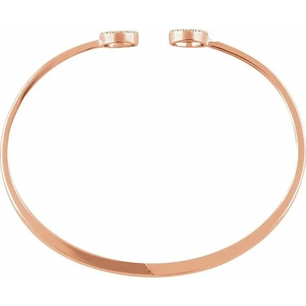 Circle Hinged Cuff Bracelet Image 4 Rasmussen Jewelers Spanish Fork, UT