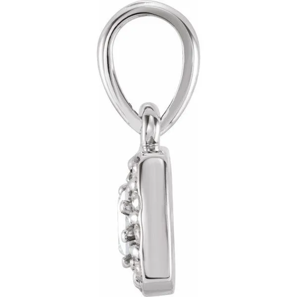 Halo-Style Pendant Image 2 Holly's Jewelry Mountain Home, AR