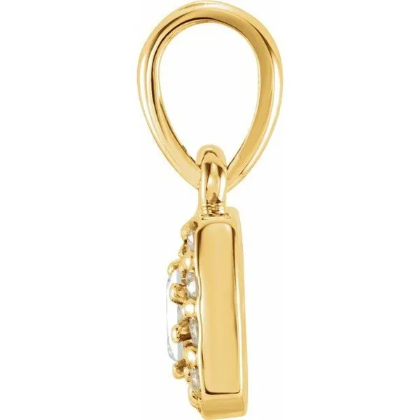 Halo-Style Pendant Image 2 Holly's Jewelry Mountain Home, AR