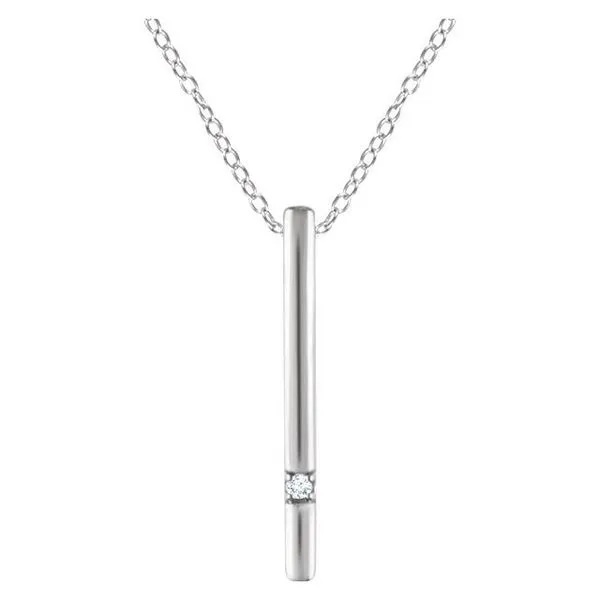 Accented Bar Necklace Rasmussen Jewelers Spanish Fork, UT