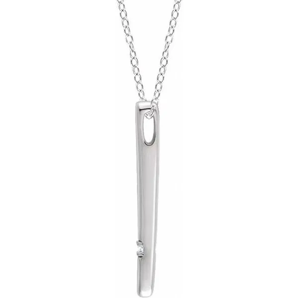 Accented Bar Necklace Image 2 Rasmussen Jewelers Spanish Fork, UT